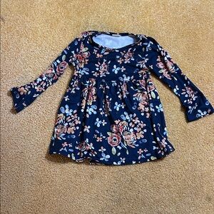 Floral Navy Kids Dress